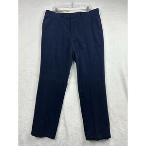Hackett London Men's Corduroy Navy Blue 40R Pants‎ 40x32 EUC